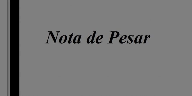 Nota de Pesar Nota de Pesar