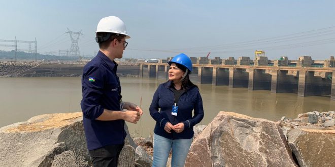 Antonia Sales visita Usina de Santo Antônio e reconhece empenho das empresas para minimizar impacto ambiental Antonia Sales visita Usina de Santo Antônio e reconhece empenho das empresas para minimizar impacto ambiental