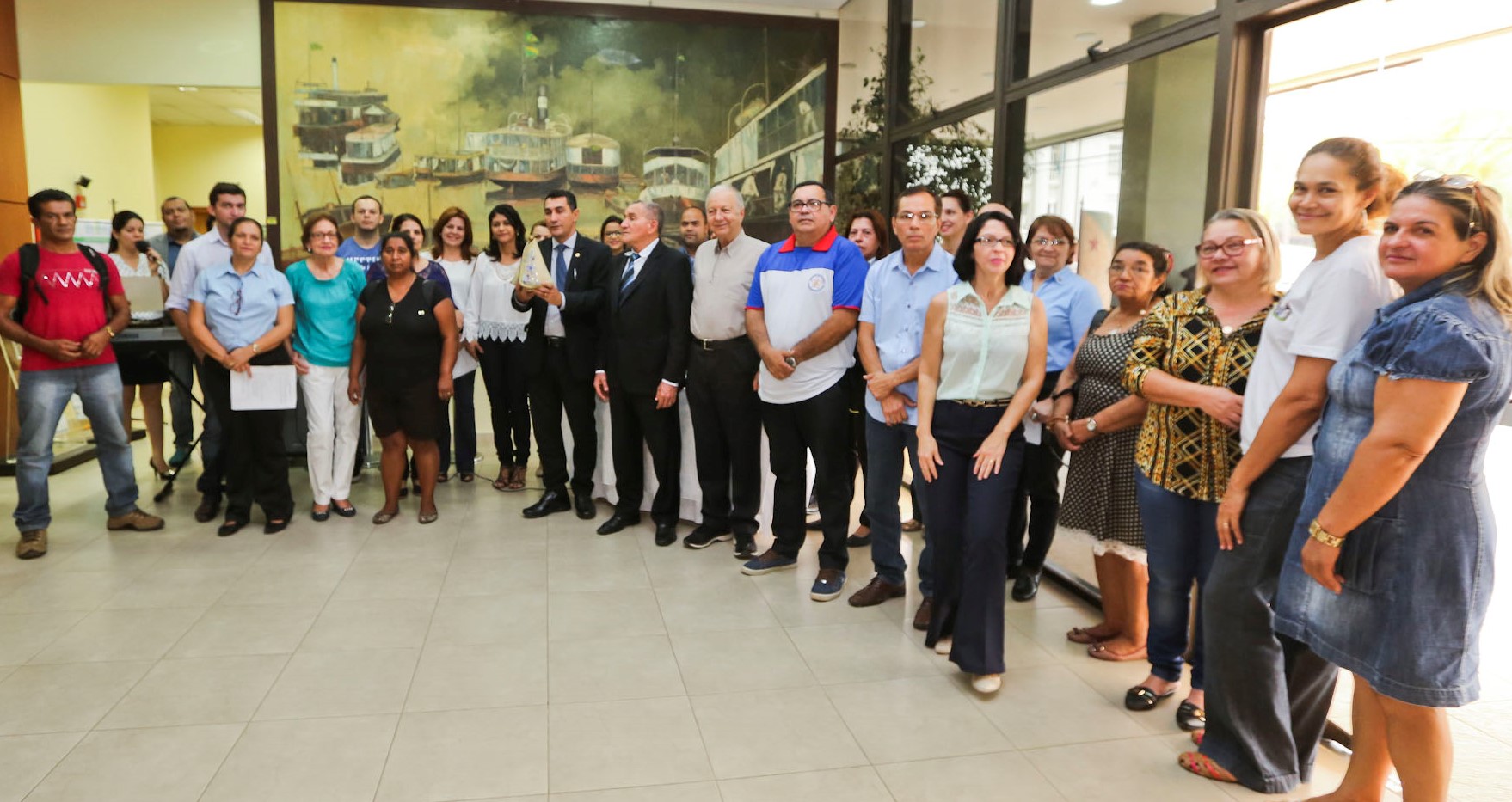 Aleac recebe visita da imagem de Nossa Senhora como parte dos festejos do Círio de Nazaré