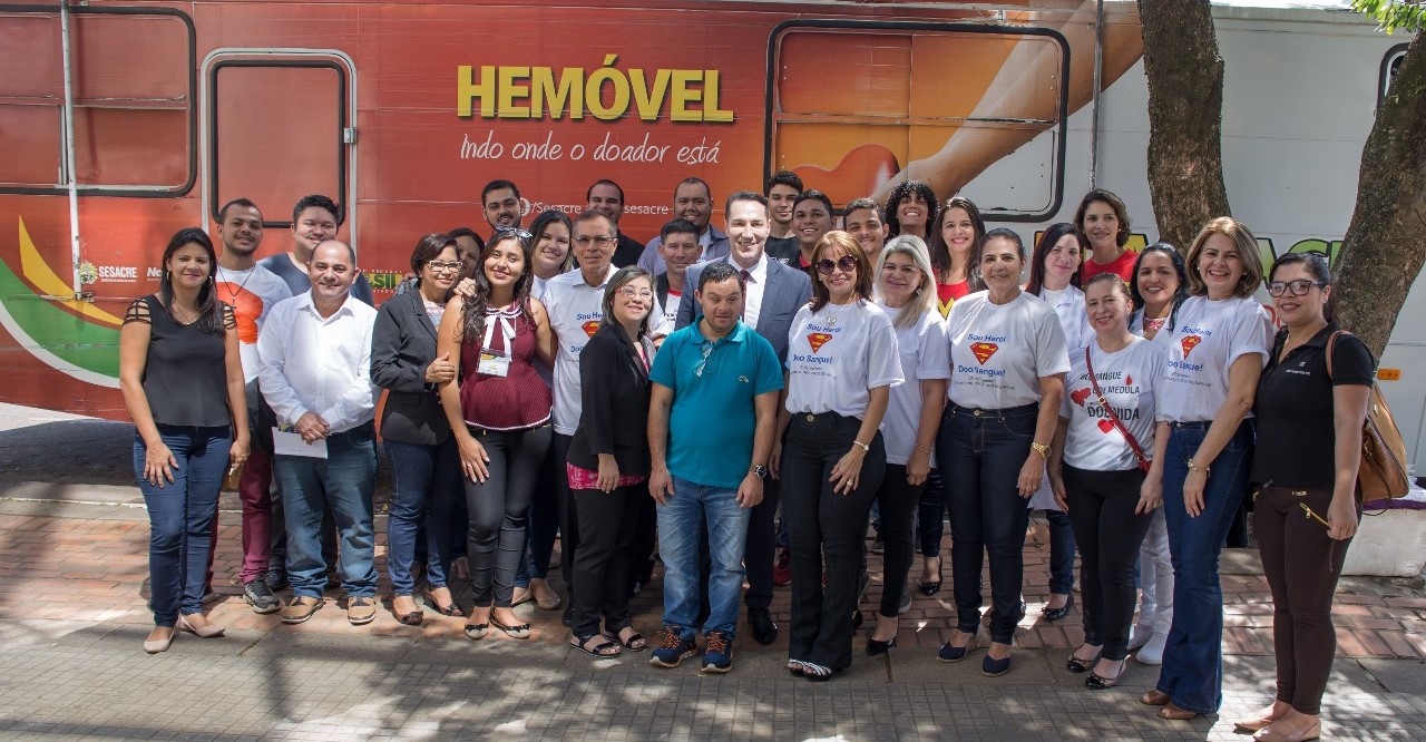 Deputado Ney Amorim firma parceria com Hemoacre para aumentar número de bolsas de sangue em hospitais
