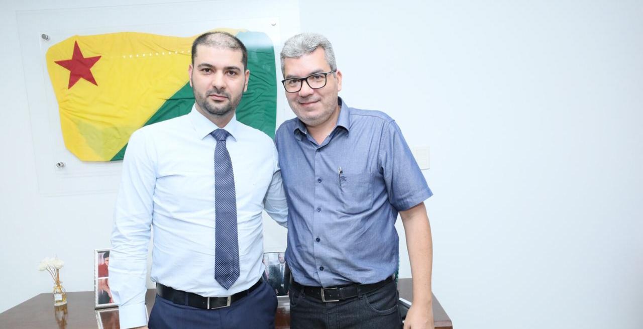 Presidente Nicolau Júnior recebe visita do secretário de Educação do Estado