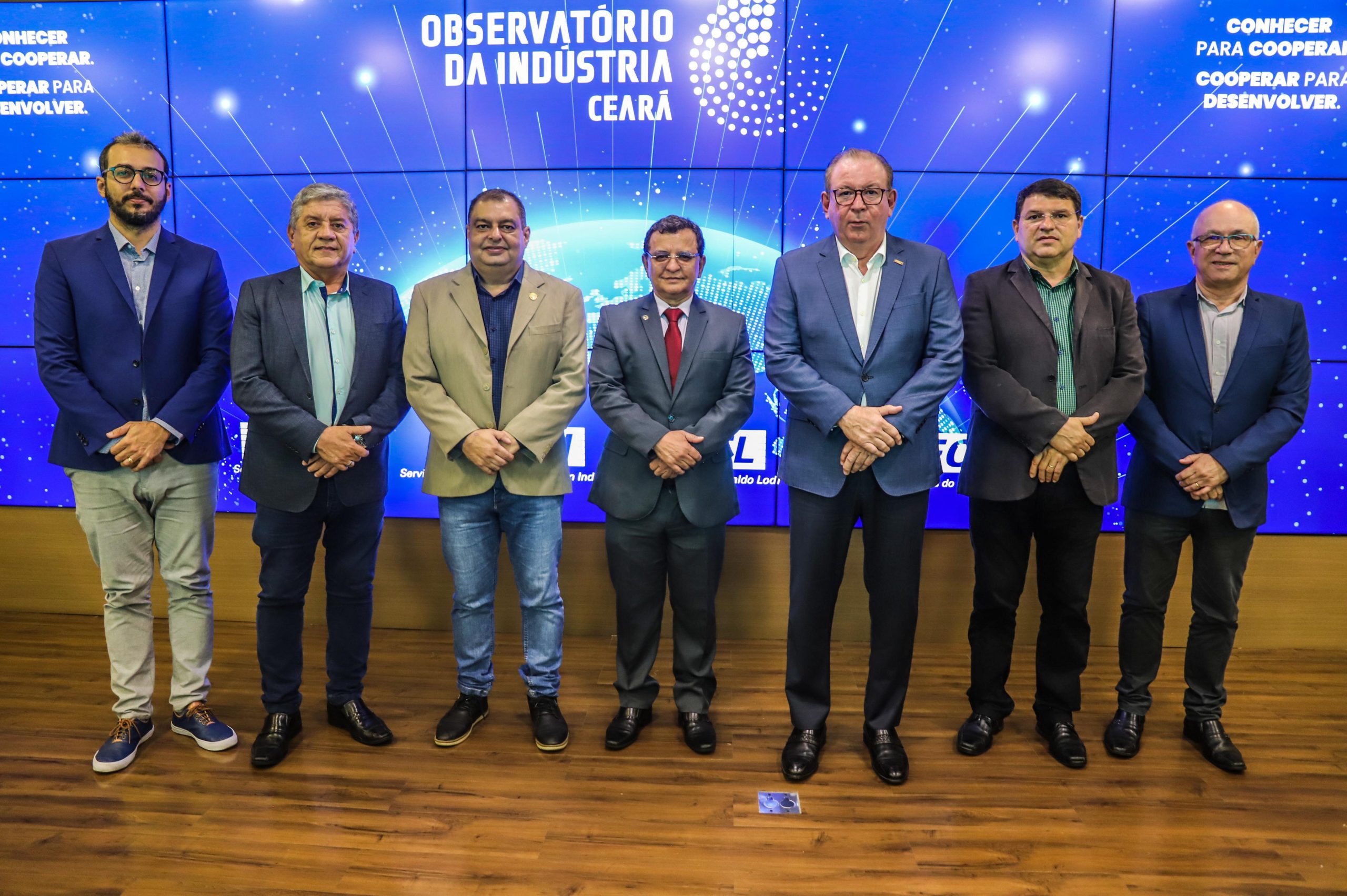 Luiz Gonzaga e Secretário de Indústria, Ciência e Tecnologia Assurbanipal participam de Reunião Estratégica na FIEC