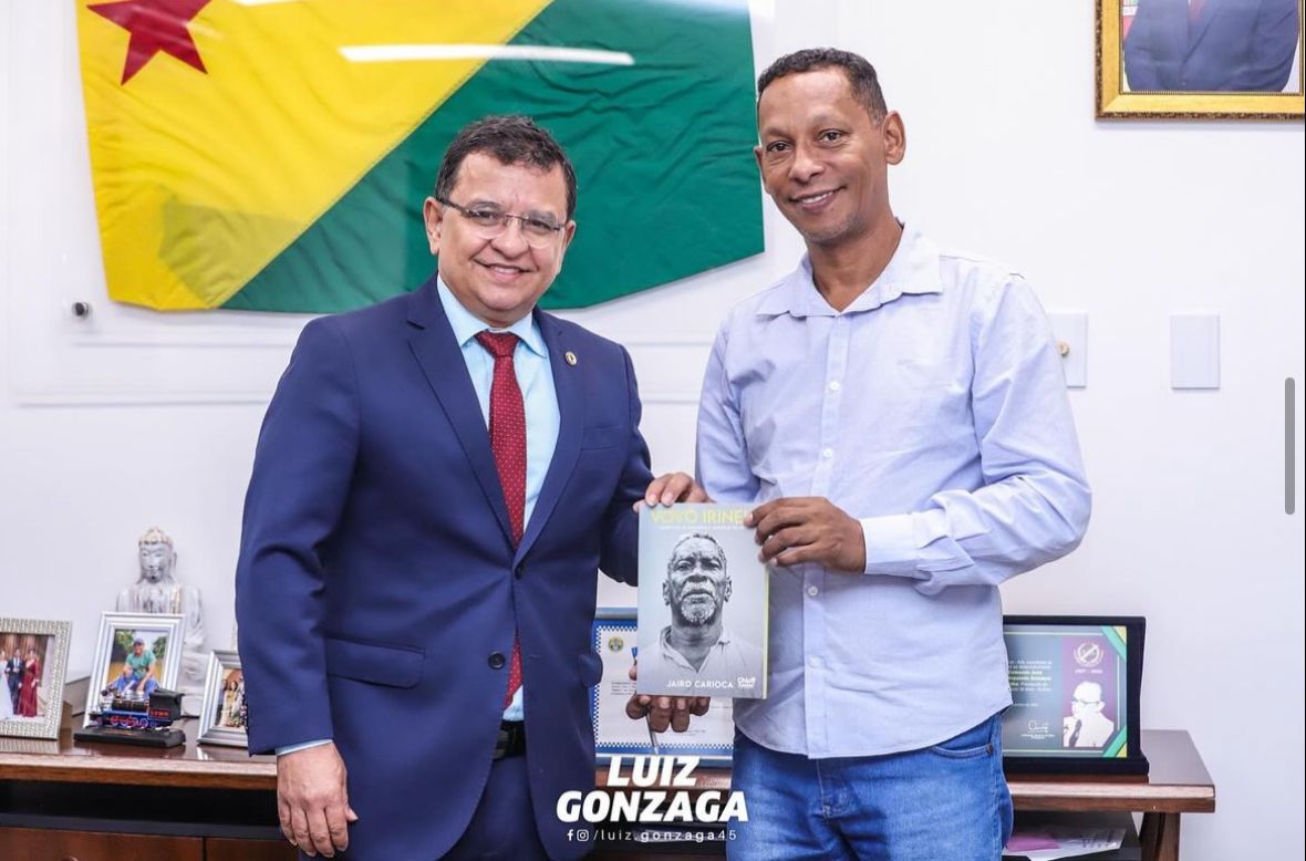 Visita do Jornalista Jairo Carioca