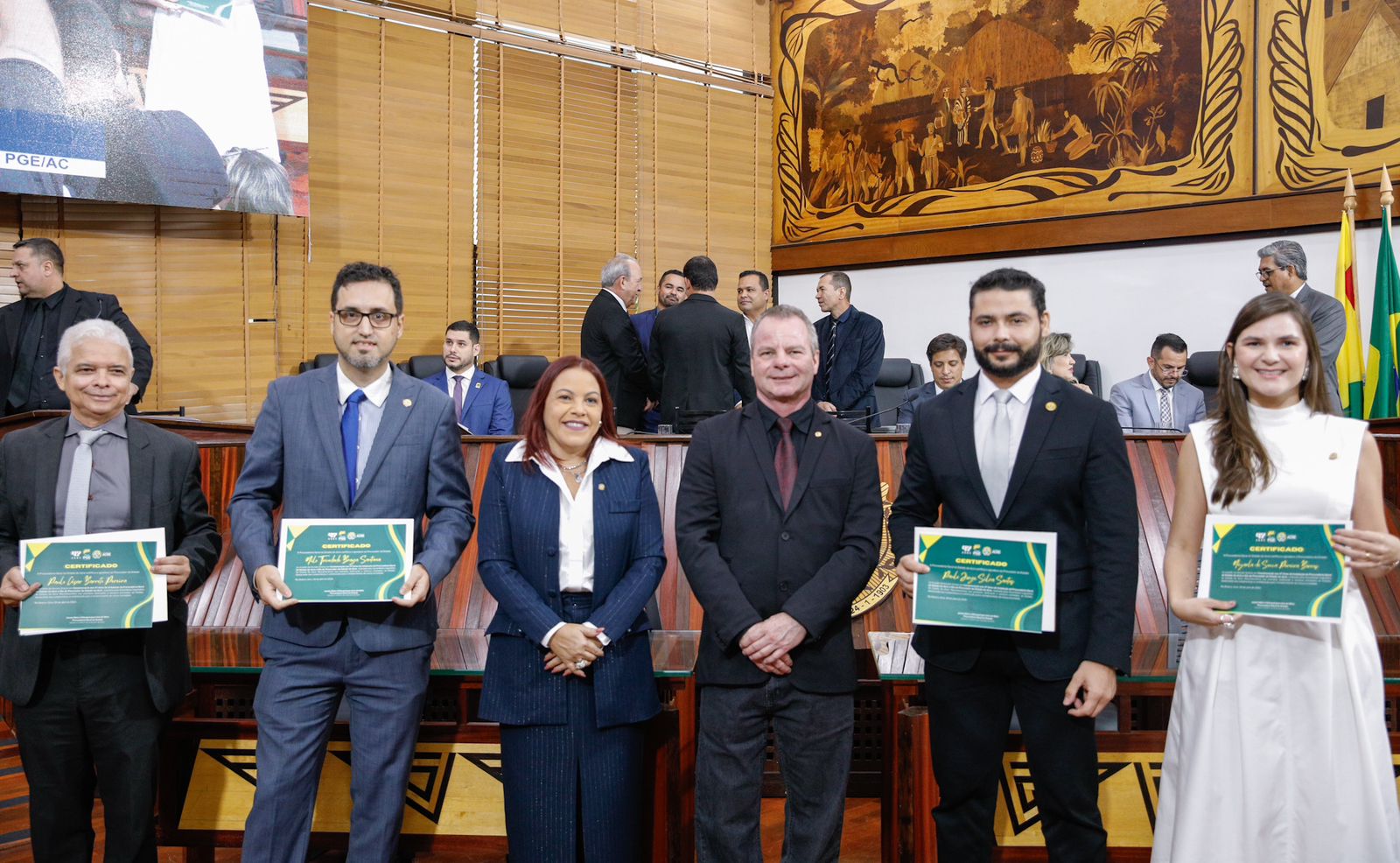 Sessão solene na Aleac celebra dia do Procurador e aniversário da Procuradoria Geral do Estado