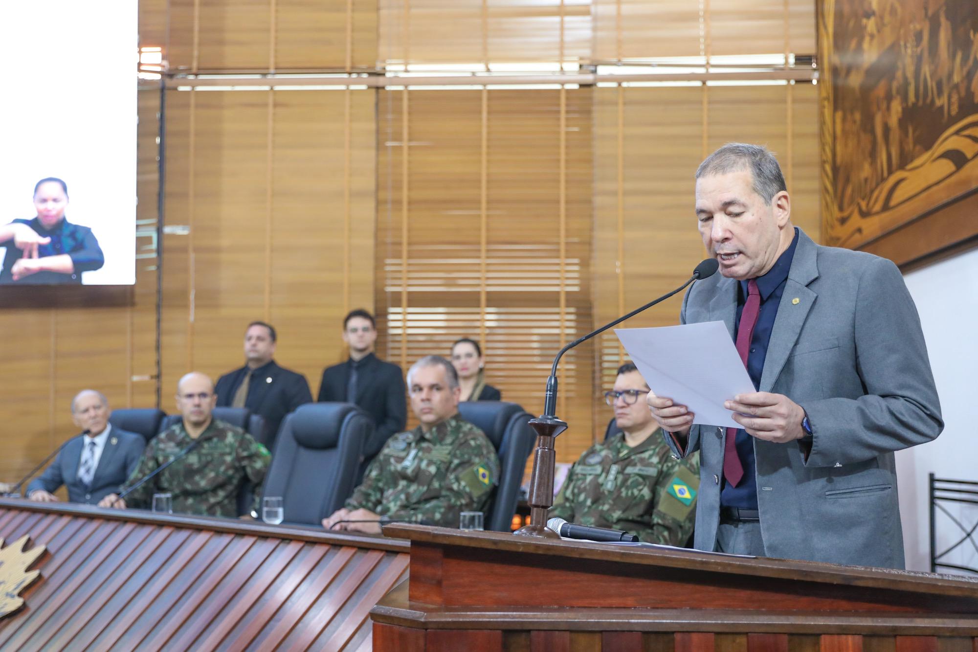 Deputado Chico Viga destaca importância da 17ª Brigada de Infantaria de Selva