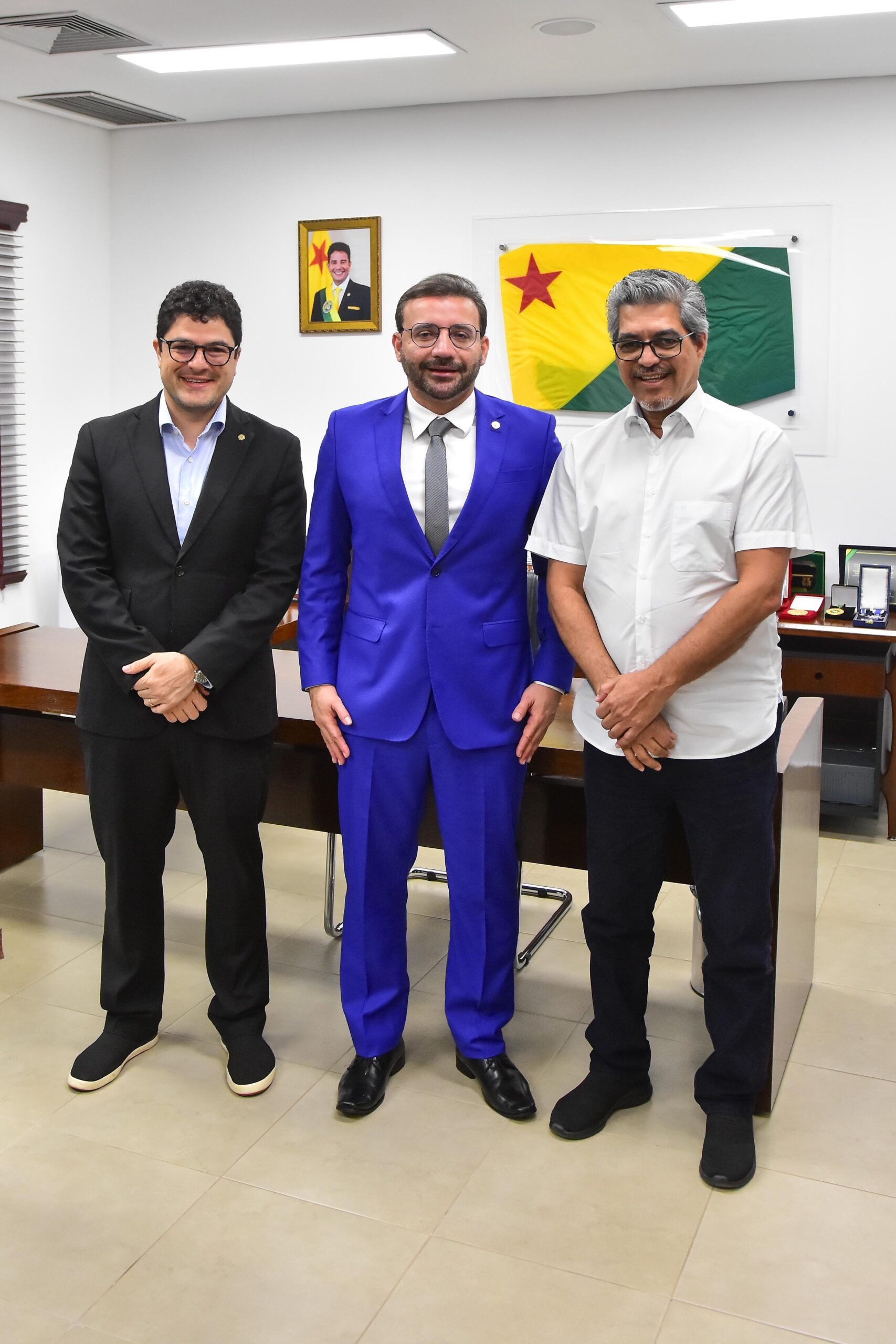 Visita do vice-presidente da Assembleia Legislativa de Rondônia a Aleac fortalece laços institucionais com o Acre