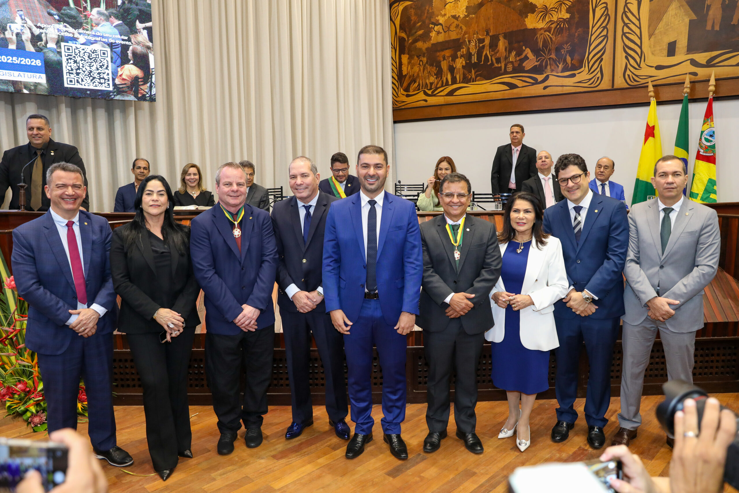Assembleia Legislativa do Acre inicia 3ª Sessão Legislativa da 16ª Legislatura com posse da nova Mesa Diretora