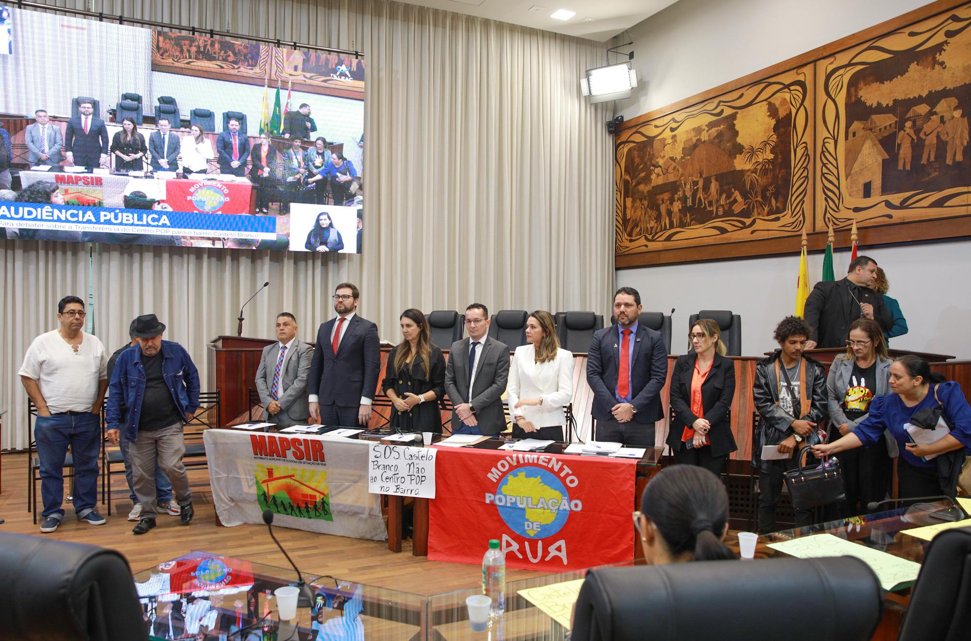 Audiência Pública debate transferência do Centro POP para o bairro Castelo Branco