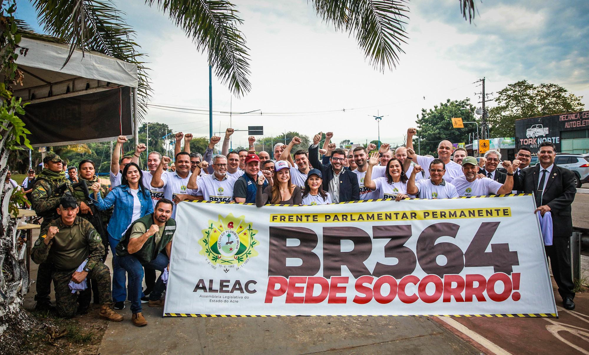 Caravana da Aleac inicia jornada pela BR-364 com café da manhã no Lago do Amor