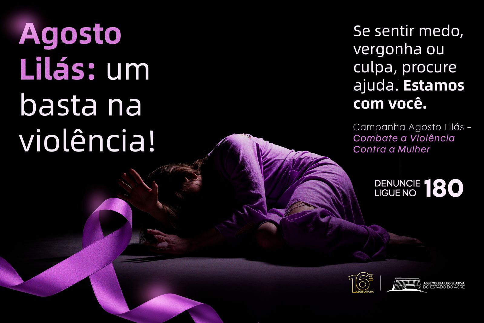 Aleac reforça apoio ao Agosto Lilás com dados atualizados e ações de enfrentamento