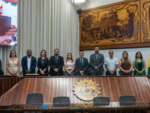 Fisioterapeutas e terapeutas ocupacionais são homenageados durante sessão na Aleac