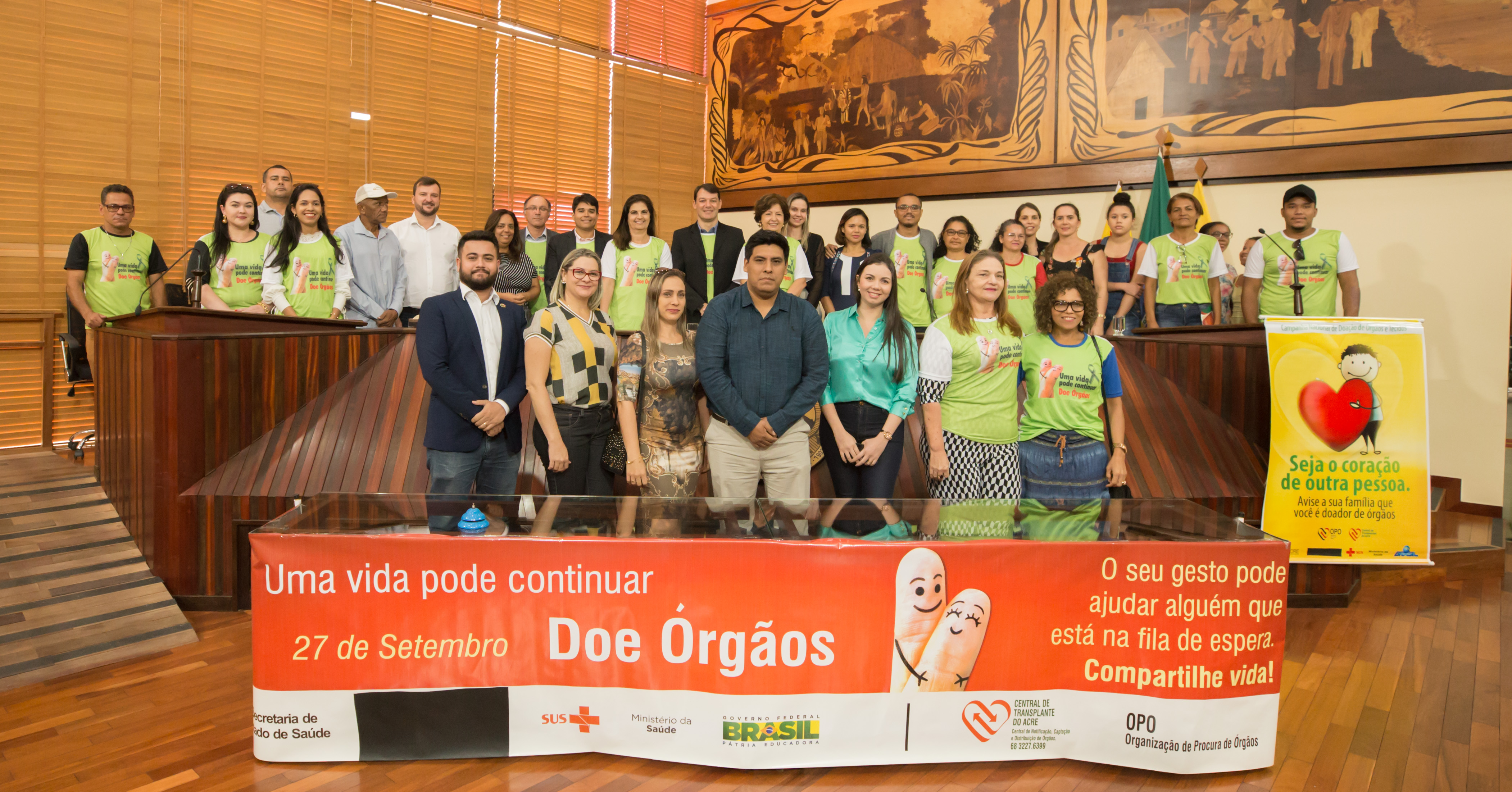 ﻿Aleac realiza Sessão Solene em alusão ao Dia Nacional de Doadores de Órgãos e Tecidos