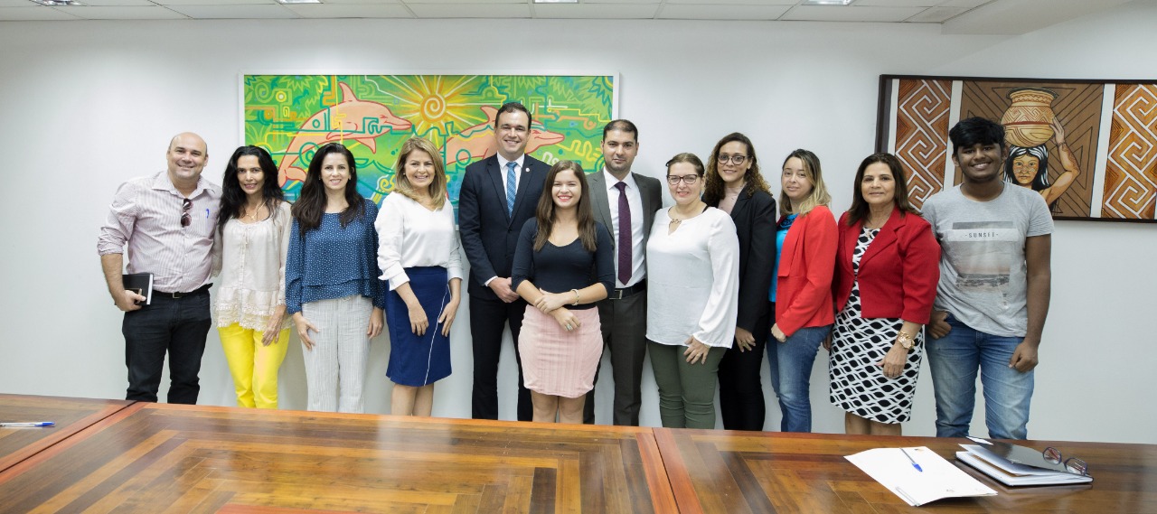 Presidente Nicolau Júnior realiza reunião para tratar do lançamento da 2ª edição do Programa Jovem Parlamentar Acreano – PJPA