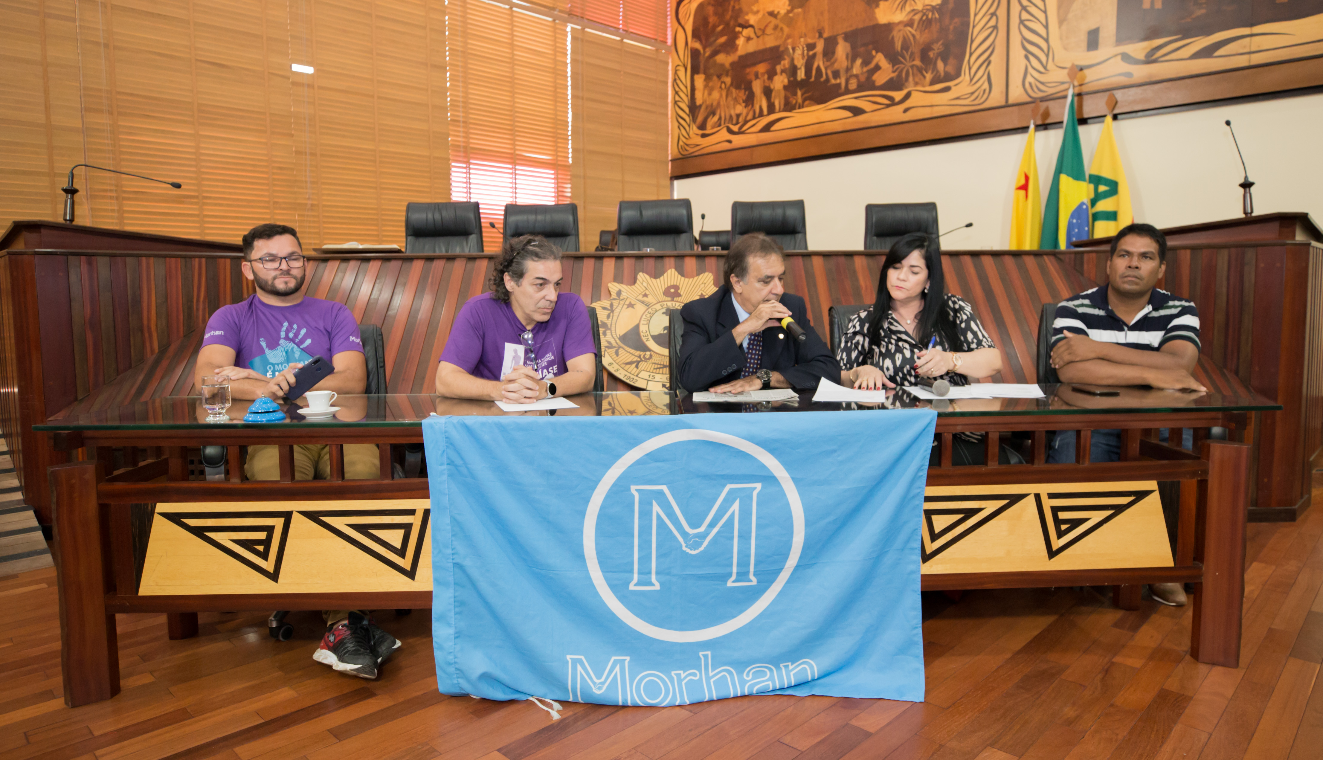 ﻿Membros do Morhan são recebidos por parlamentares na Aleac
